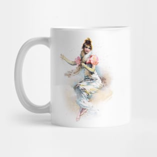 Woman in white Mug